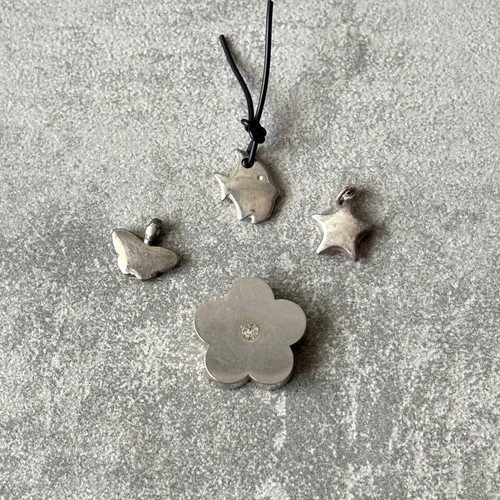 Set ciondoli charm fiore - charm,