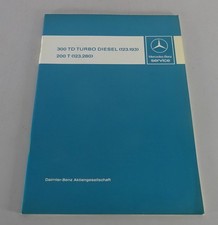 Manuale officina Mercedes W123