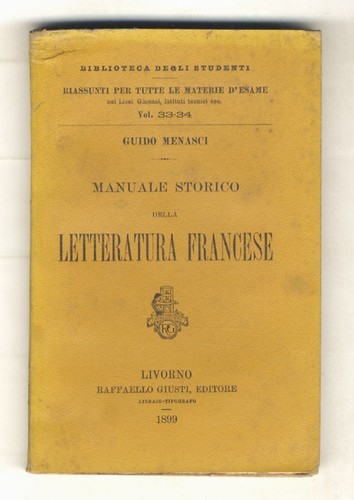 Manuale storico della