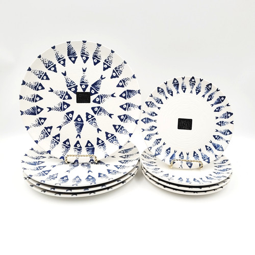 Ceramiche italia set 8 - italia, di