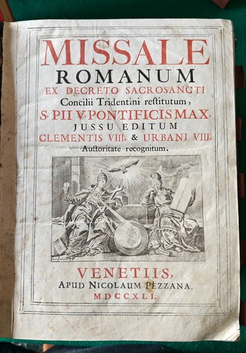 Missale romanum 1741 - missale,