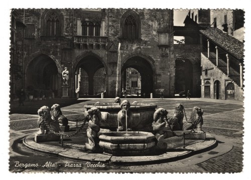 Bergamo alta piazza - alta,,