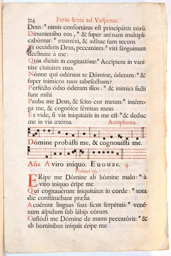 Stampa antica antifonario - stampa,