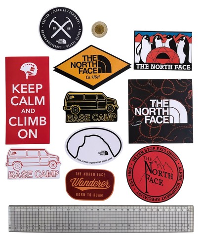 The north face sticker packs - north,