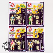 GHOSTBUSTERS ECTO-GLOW 4 set da collezione Venkman Spengler Real Glow in The Dark