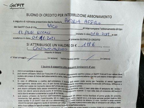 Buono palestra get - palestra, milano