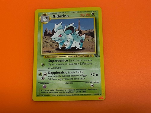 Pokemon nidorina carta 40 64 - ,