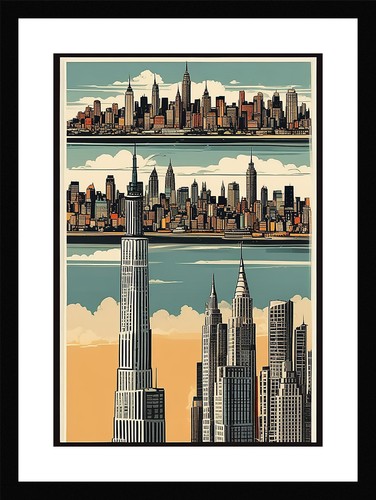 Quadro sereno new york skyline - york,