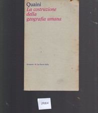 1108N L costruzione della geografia umana 1975 prima edizione