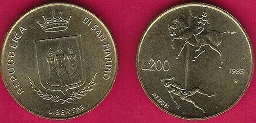 San marino 200 - marino, 1