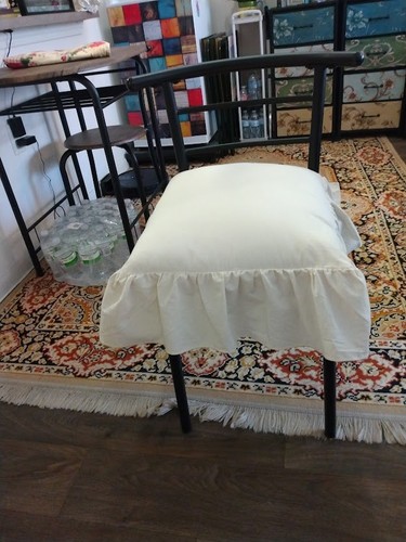 Copricuscino sedia shabby - sedia, chic