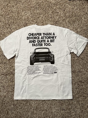 Porsche graphic shirt size - porsche, l