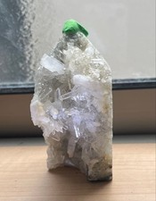 Torre in cristallo di quarzo himalayano, pietra naturale a punta da 10 cm,...