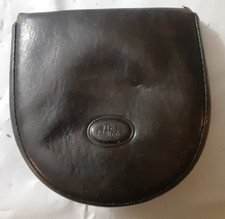 Portamonete Vintage Il Ponte Il Ponte in Pelle Made in Italy Nero Squeeze Top 3,5"