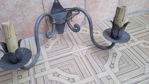 Candelabro ferro da muro - ferro,,