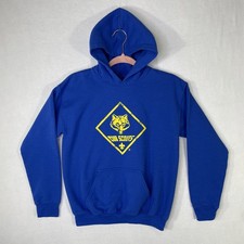 Felpa con cappuccio blu