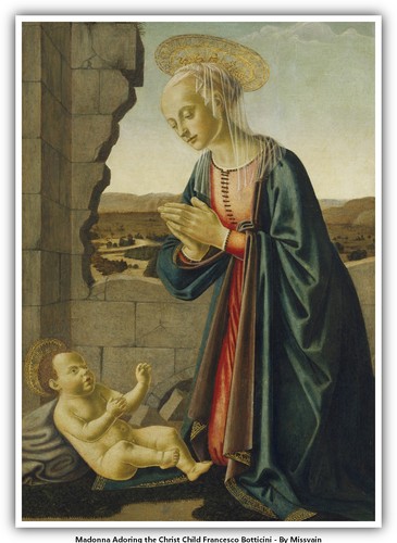 Madonna adora cristo - adora,