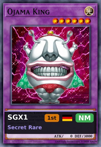 Ojama sgx1 c21 edizione - ojama-re, 1°