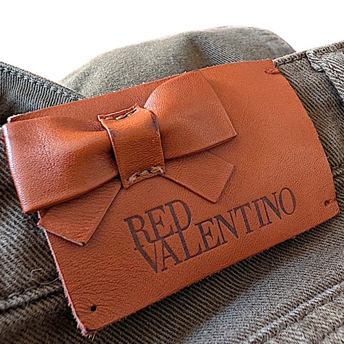 Jeans rosso valentino vintage - rosso,