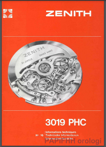 Zenith primero 3019 - zenith, phc