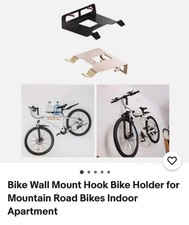 Gancio porta bici da parete