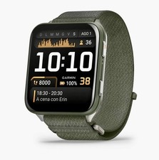 Garmin Venu X1 Verde Moss - fondello in titanio