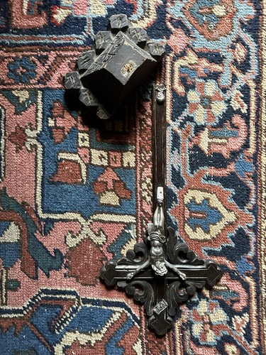 Crocefisso legno altare - da,