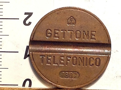 Gettone telefonico 7807 luglio - gettone,