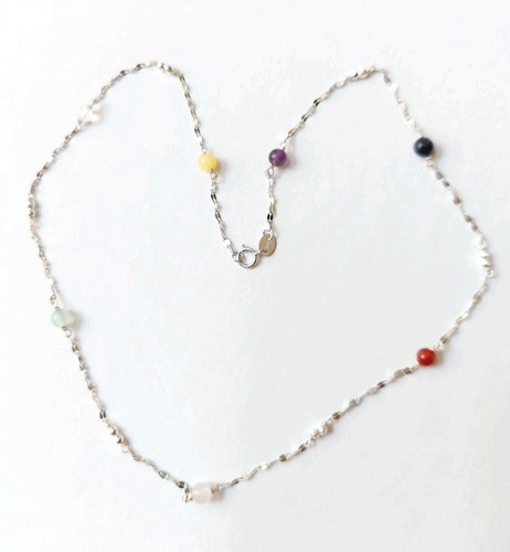 Collana argento 925 - in, chakra