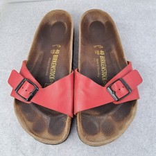 Sandali Birkenstock rosso numero 40 donna