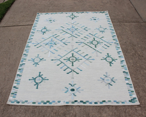 Vintage hand woven - , wool