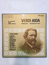 Raro Doppio LP - VERDI: AIDA - HIGHLIGHTS (Incisioni 1911-1954)