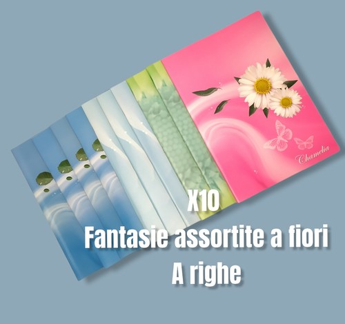 X10 quaderni misti - quaderni,