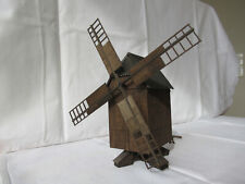 Mulino a vento in legno, wood windmill, scala 1:87 HO, assembled (no Faller)