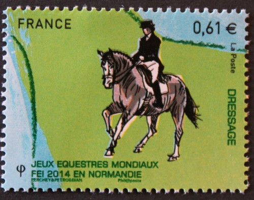 Timbre france dressage - timbre,