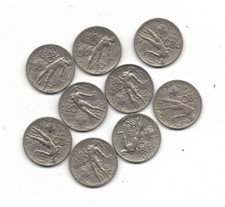 Lotto stock 9 monete italiane