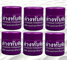 6x Pulitore Frutta Verdura Potassio Permanganato Pesci Animali Domestici