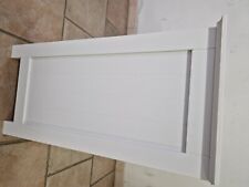 Mobiletto per piccolo lavabo da appoggio già montato, bianco con piedini 