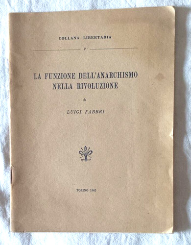 Funzione dell anarchismo - funzione, dell'anarchismo