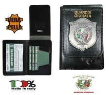 Portafoglio Placca Fissa GPG IPS Guardia Particolare Giurata AQUILA Guardie Giur
