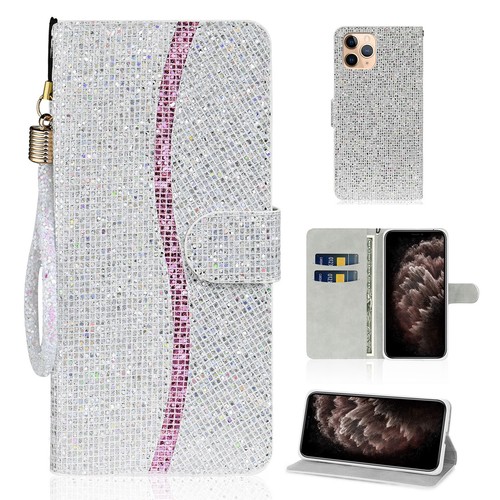 Bling custodia flip pelle