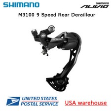 Deragliatore Posteriore Shimano Alivio RD-M3100 SGS Shadow 9 Velocità Gabbia Lunga MTB