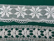 BORDURE IN PIZZO ALL'UNCINETTO