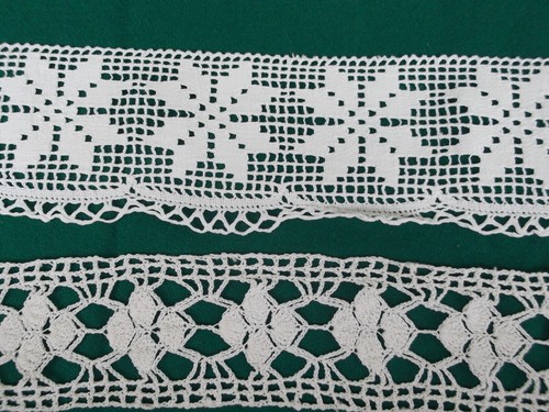 Bordure pizzo all uncinetto - in, all'uncinetto