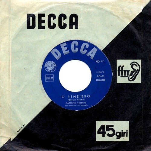 Caterina valente pensiero - valente, /
