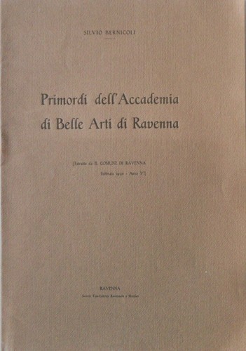 Silvio bernicoli primordi - -,