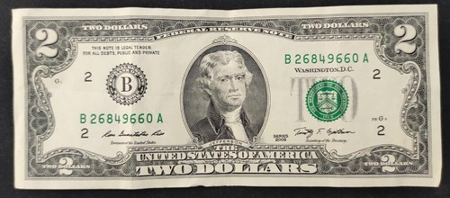 Rara banconota dollari - rara,