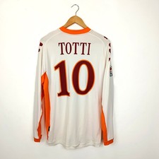 ROMA MAGLIA KAPPA TOTTI ISSUE AWAY CAMPO JERSEY SHIRT TRIKOT 2010-2011