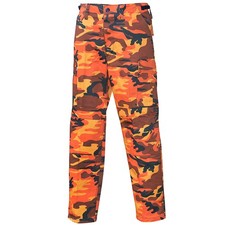 Pantaloni BDU Arancioni Camo