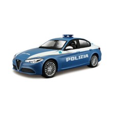 LIRR Collezione 24 Auto Polizia Burago Scala 1:43 Display Da Banco